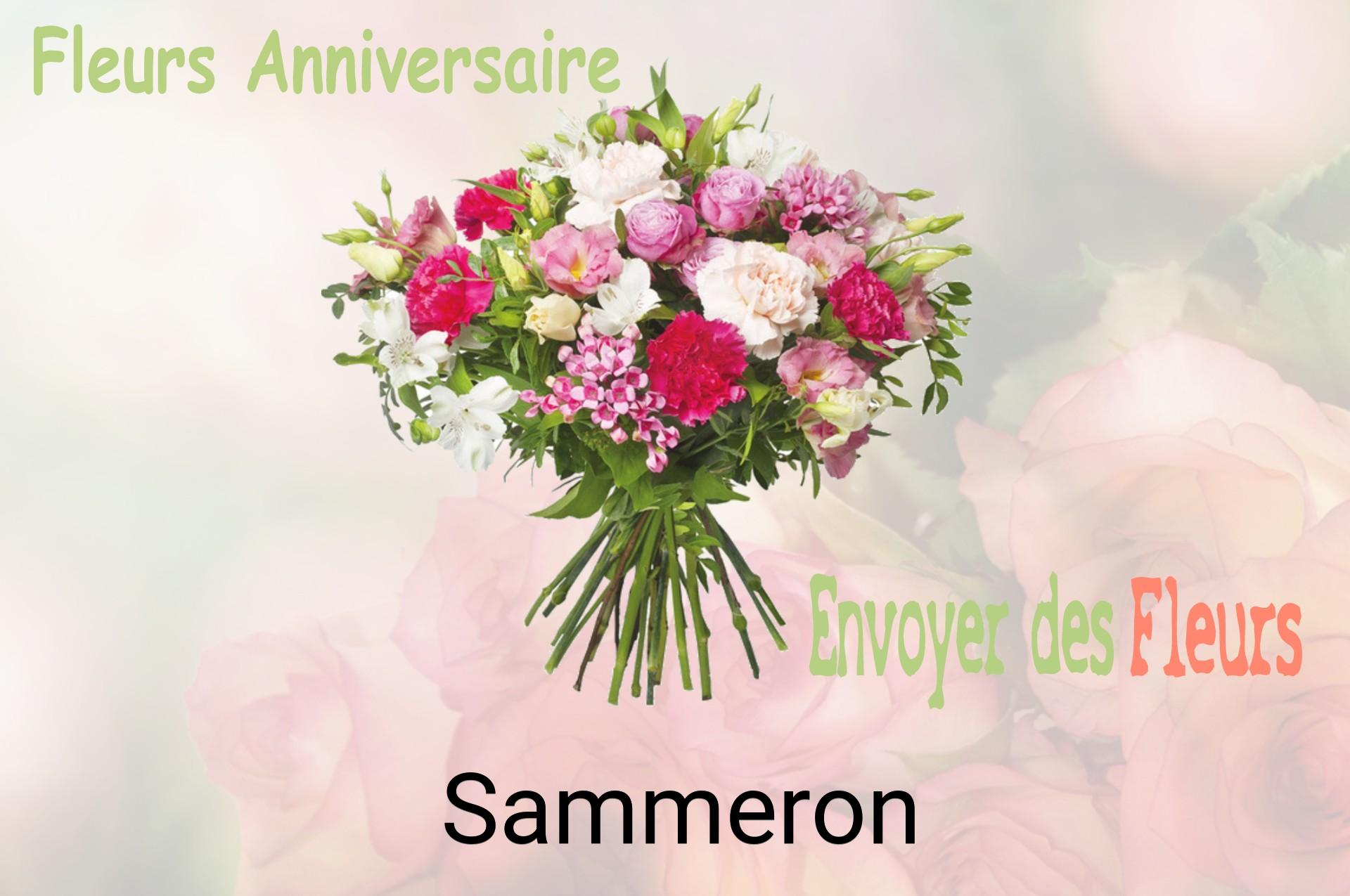 Bouquet de fleurs d’anniversaire livré à Sammeron