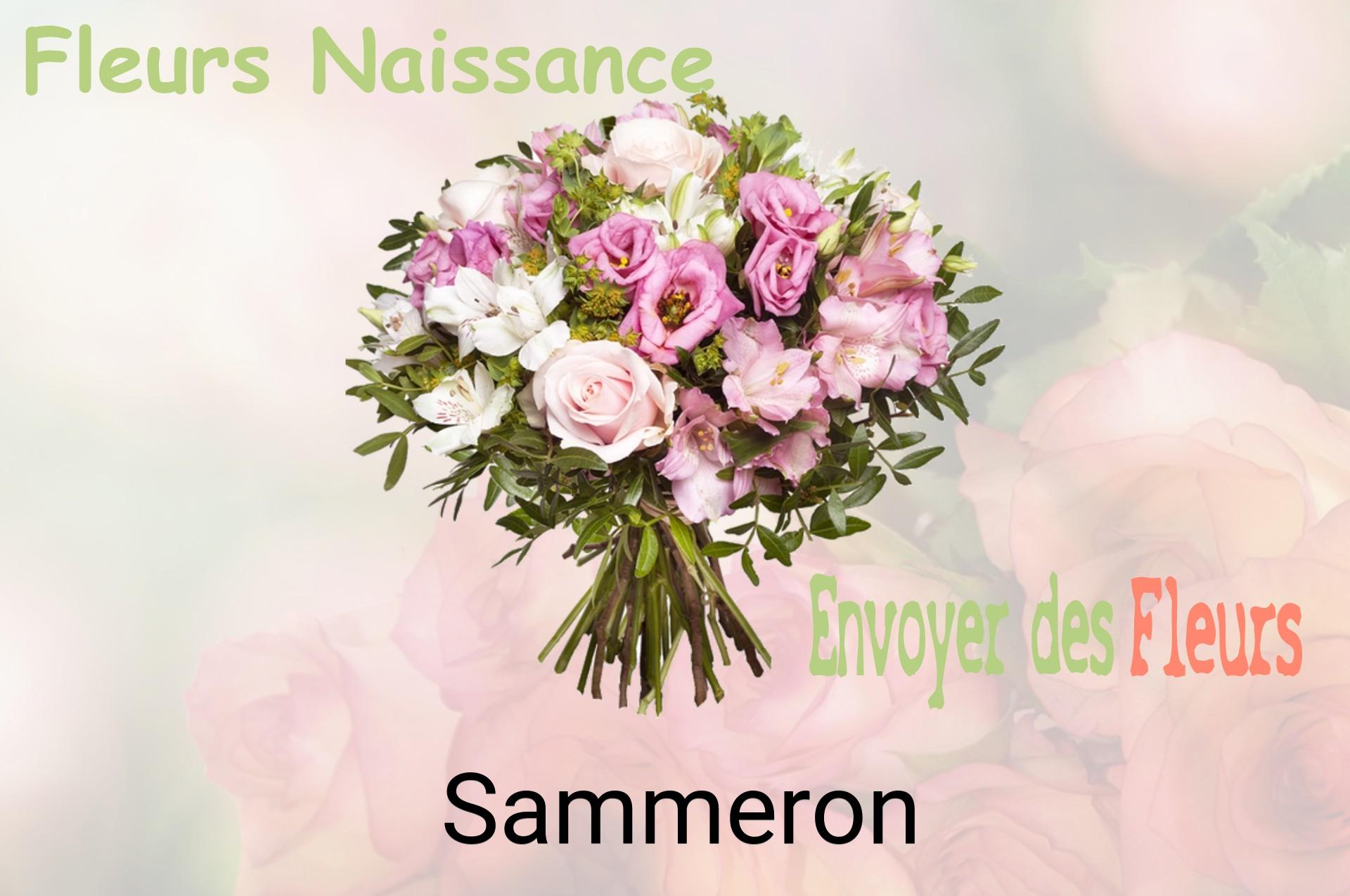 Bouquet de fleurs de naissance livré à Sammeron